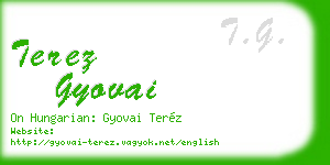 terez gyovai business card